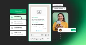 Automatic WhatsApp message sent by ChateCommerce when an abandoned cart is detected